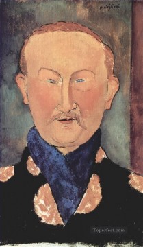 Amedeo Modigliani Painting - Retrato de León Bakst 1917 Amedeo Modigliani